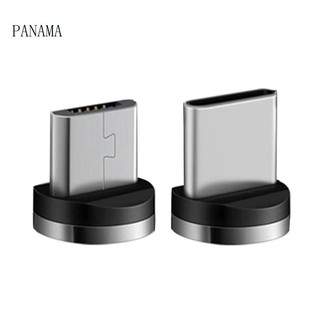  Bộ 5 Đầu Sạc Nam Châm Xoay 360 Độ Cổng micro usb type c Chống Mài Mòn 