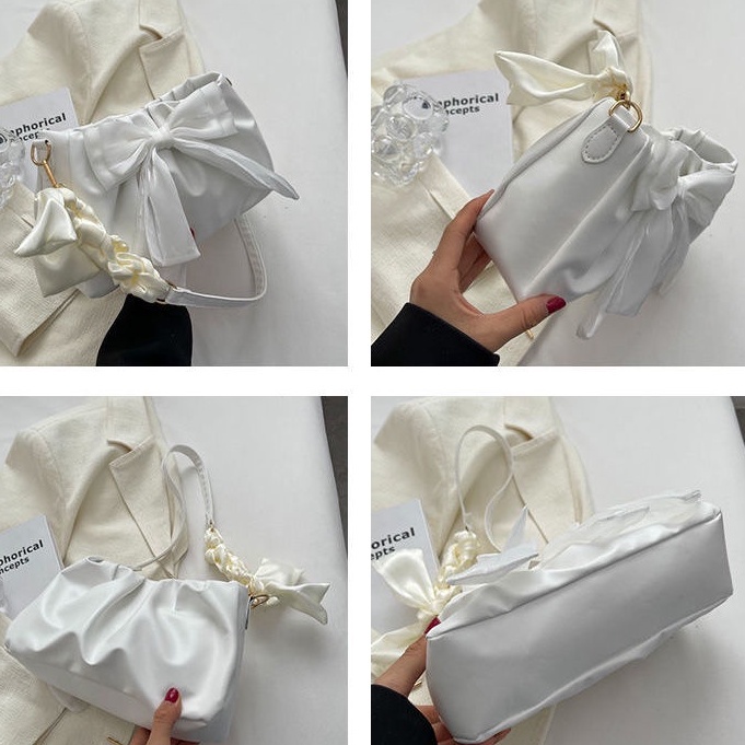 Túi Đeo Chéo Một Bên Vai mini Đính Nơ Thời Trang Dành Cho Nữ