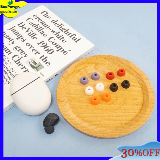 Boupower 5 Cặp Nút Bịt Tai Nghe bluetooth Bằng Silicon Chống Bụi Cho pixel buds pro