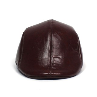 Fancyqube Mũ Beret Da Thời Trang Dành Cho Nam