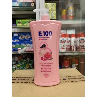 Sữa Tắm Trắng Da E100 Chai Đại 1200ml