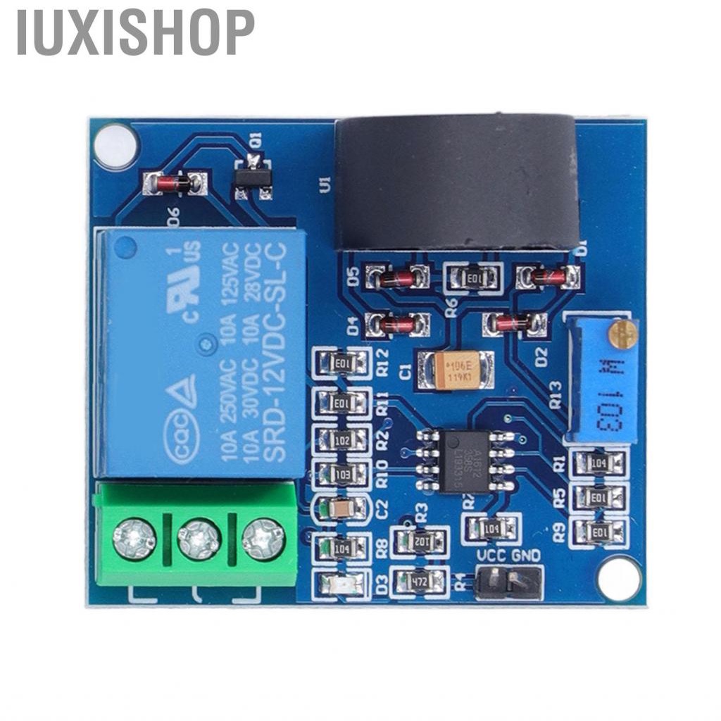 Iuxishop 1 x AC Current Detection  Module 12V Relay Protection Board
