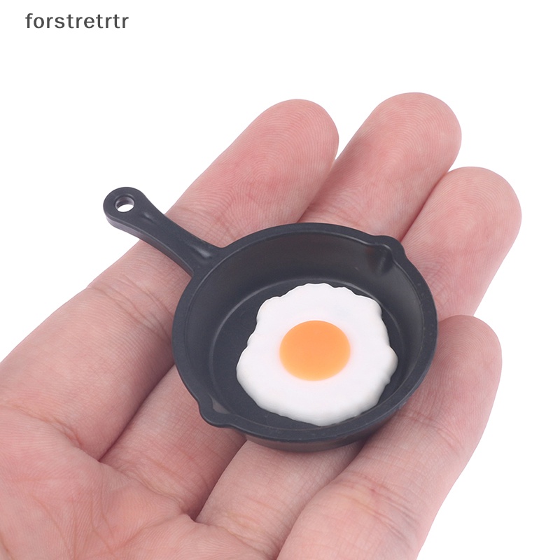 Forstretrtr Mô Hình Chảo Chiên Trứng Mini Cho Nhà Búp Bê 12th