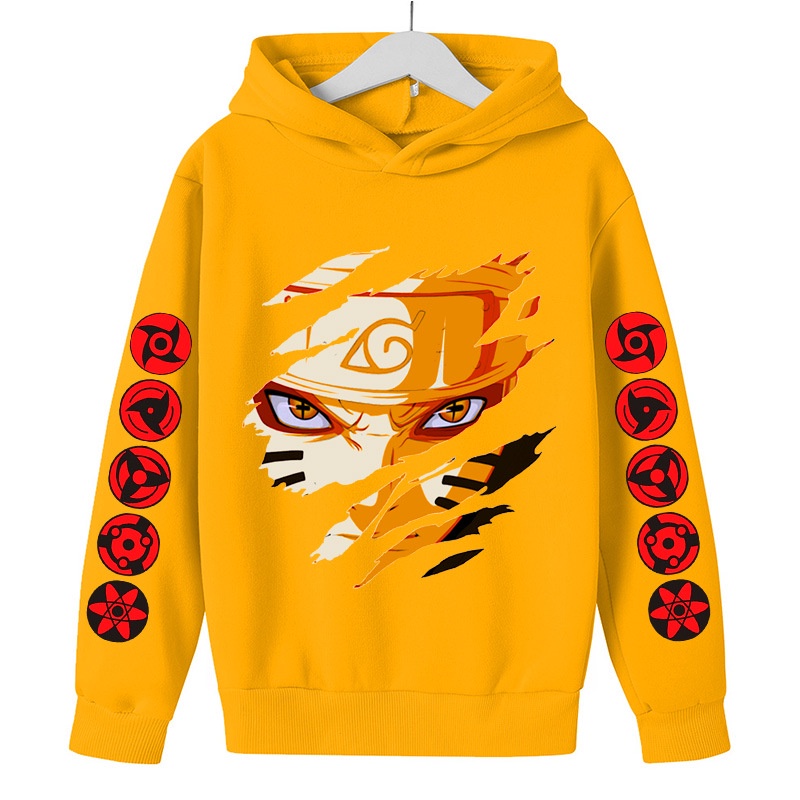 Bé trai anime manga naruto in hoodies bé dài tay áo áo khoác mùa thu
