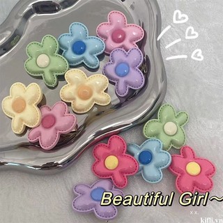 🌸🌸kẹp tóc ba chiều đính hoa dễ thương cho bé gái