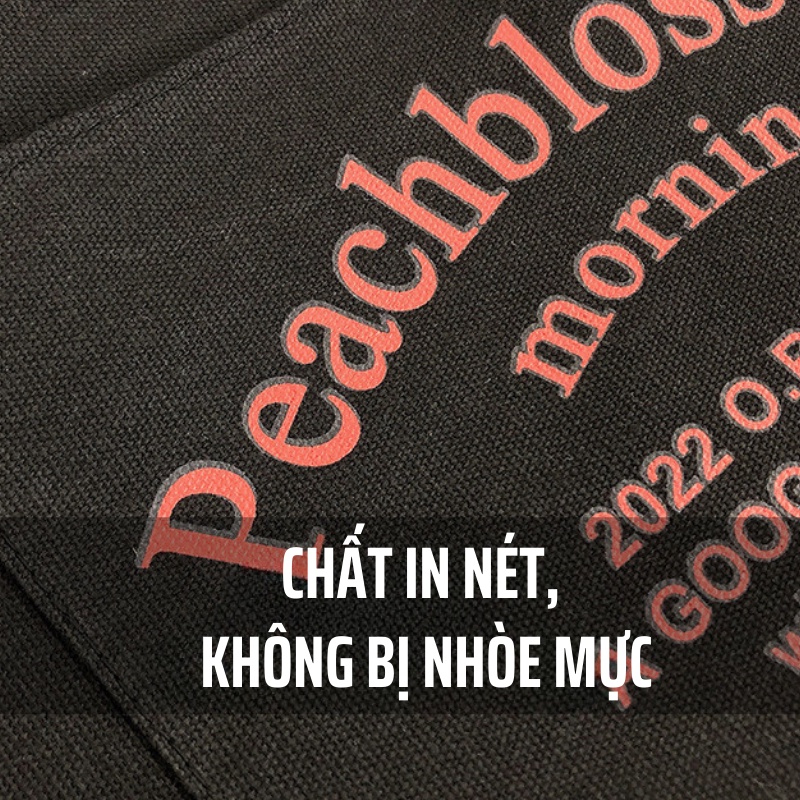 Túi Xách canvas In Chữ Phong Cách ulzzang Thời Trang Cho Nữ