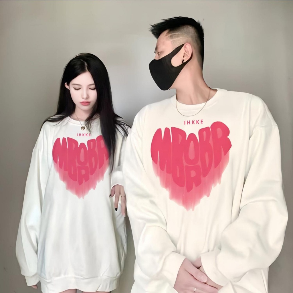 Áo hoodie sweater cặp đôi cùng người yêu nam nữ thu đông fom rộng unisex dài tay chất nỉ bông cotton dày HDD2 Dahlia