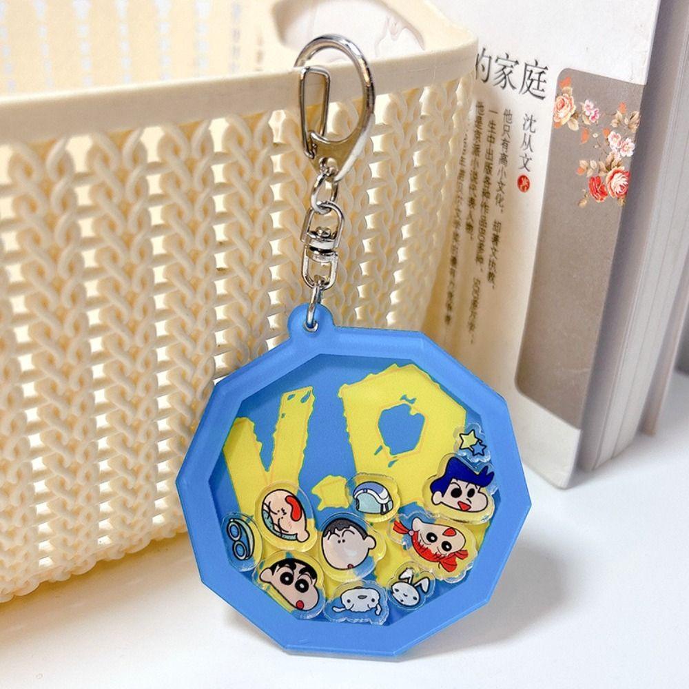 Bliss nohara shiro Móc Chìa Khóa mini Bằng acrylic Hình Cậu Bé Bút Chì shin-chan Nhiều Màu Phong Cách Hàn Quốc Dễ Thương Làm Quà Tặng Cho Trẻ Em