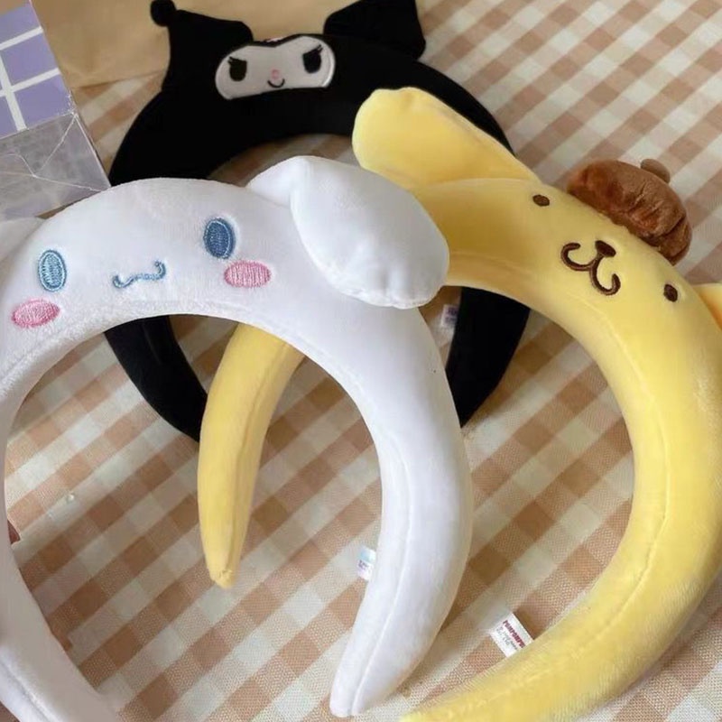 Sanrio Băng Đô Cài Tóc Hình Thú Nhồi Bông Dễ Thương Thời Trang Mùa Hè Cho Bé Gái