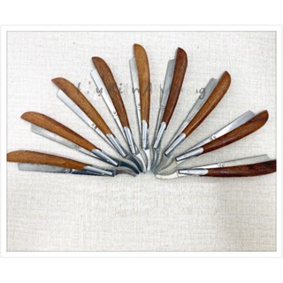 Dao Cạo Chuôi Gỗ Cạo Lông Mặt, Dao cạo  Cán Gỗ