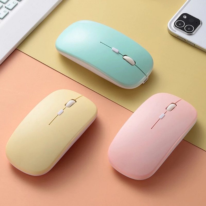 Chuột bluetooth Không Dây 2.4ghz Có Thể Sạc Lại 1600dpi Im Lặng Cho Văn Phòng Và Nhà Ở