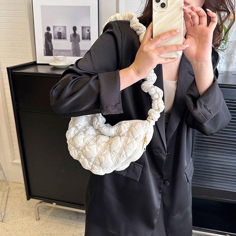 Túi Đeo Chéo Vai Hình Đám Mây Nhỏ Nhắn Thời Trang Hàn Quốc Cho Nữ