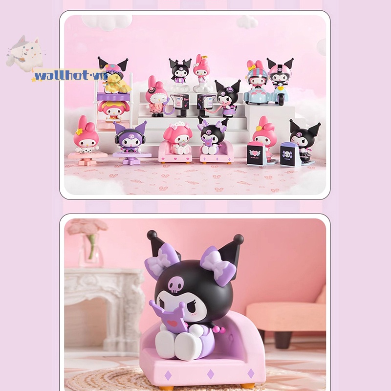 Wallhot > Mô Hình Nhân Vật kuromi & my melody anime sweetheart series sweetheart Dễ Thương