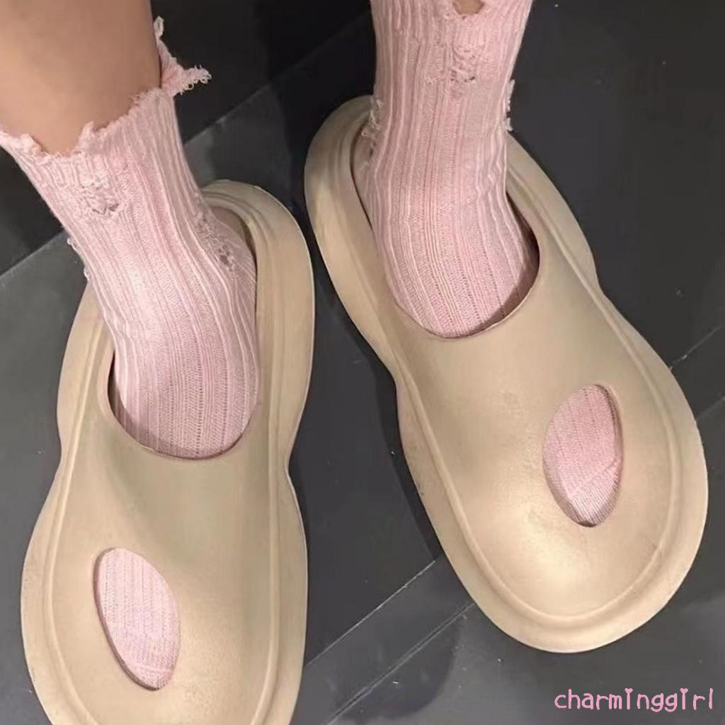 Vớ Dệt Kim Màu Trơn Rách Gối Phong Cách Đường Phố vintage Thời Trang Mùa Đông Cho Nữ