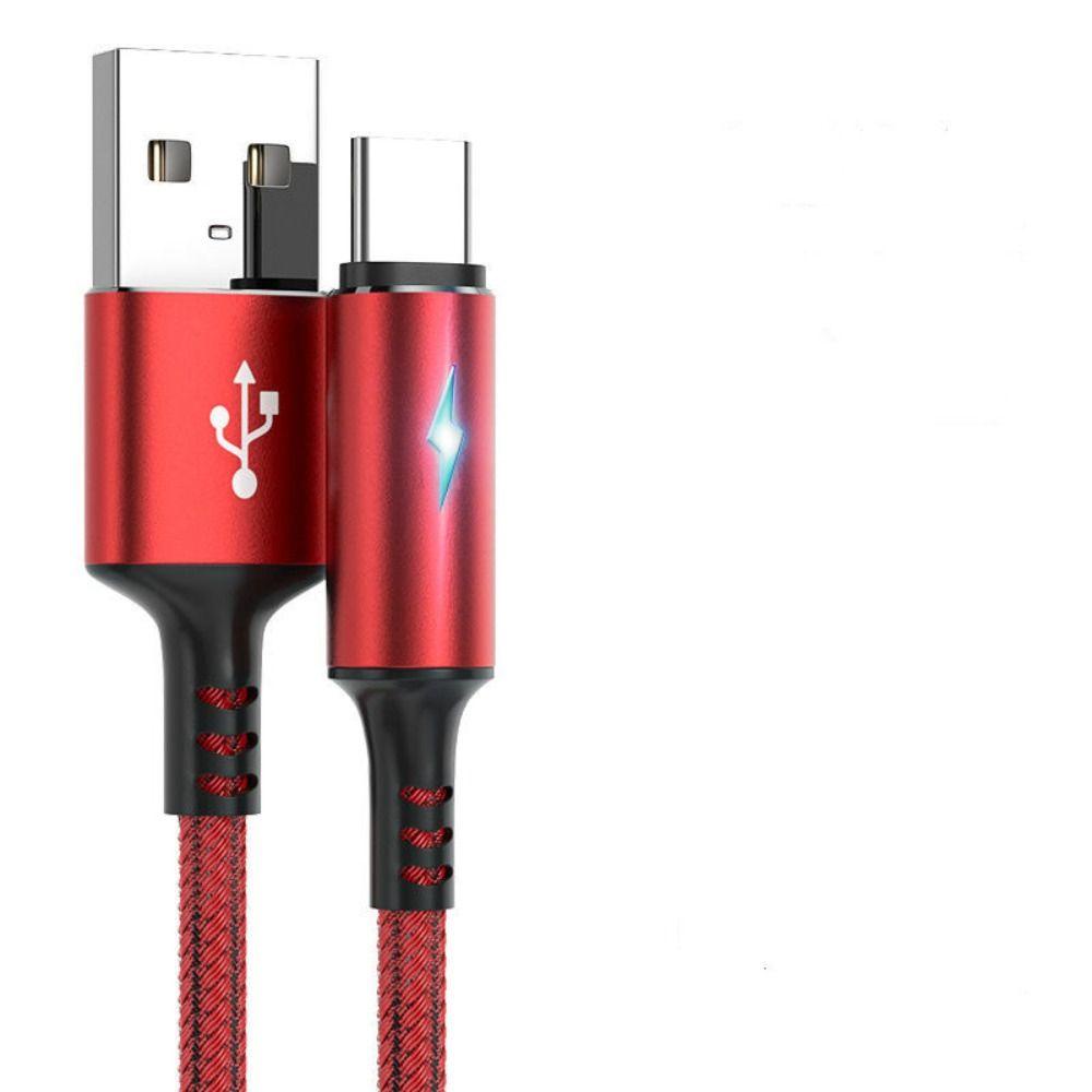 Dây Cáp usb Loại c 5a Có Đèn led 1.2 / 2m 2 Trong 1 Cho / huawei / poco