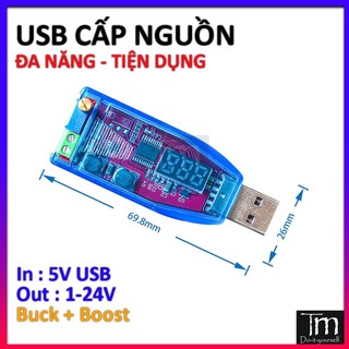 USB Cấp Nguồn Tăng Áp Hạ Áp Đa Năng 1-24VDC