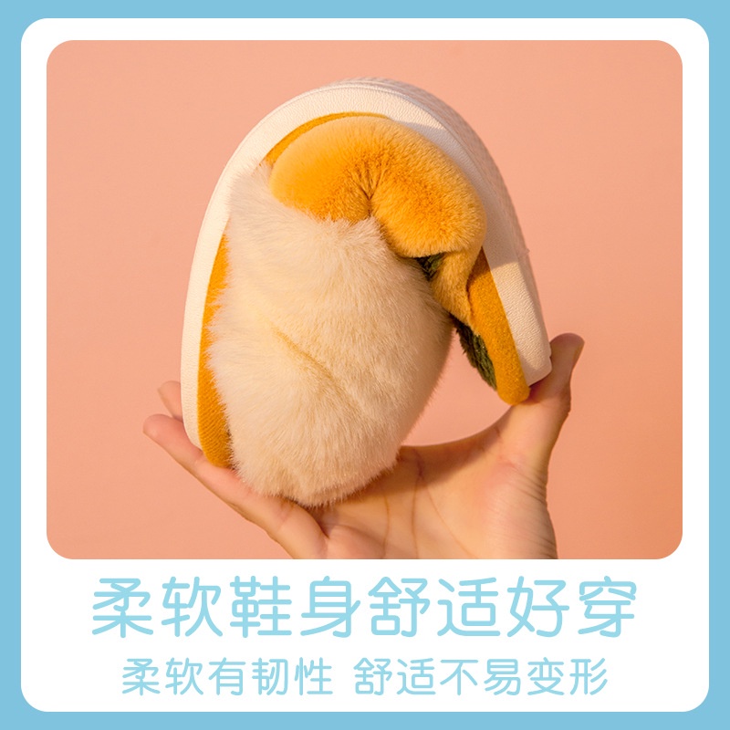 Dép Bông Đi Trong Nhà Dép Bông cotton Giữ Ấm Mùa Đông Hình Mèo Dễ Thương Cho Cặp Đôi
