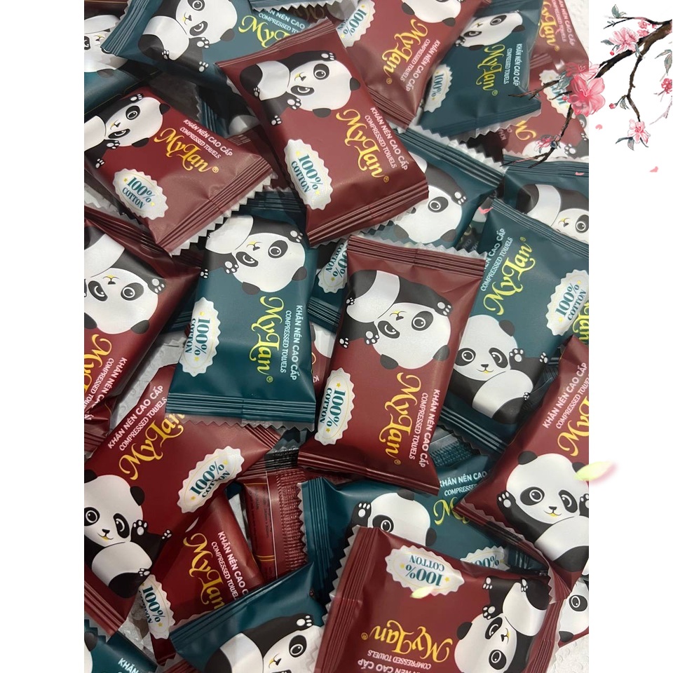 Viên khăn ướt Mylan cao cấp dùng 1 lần kích thước 24cmx 30cm an toàn cho mọi loại da