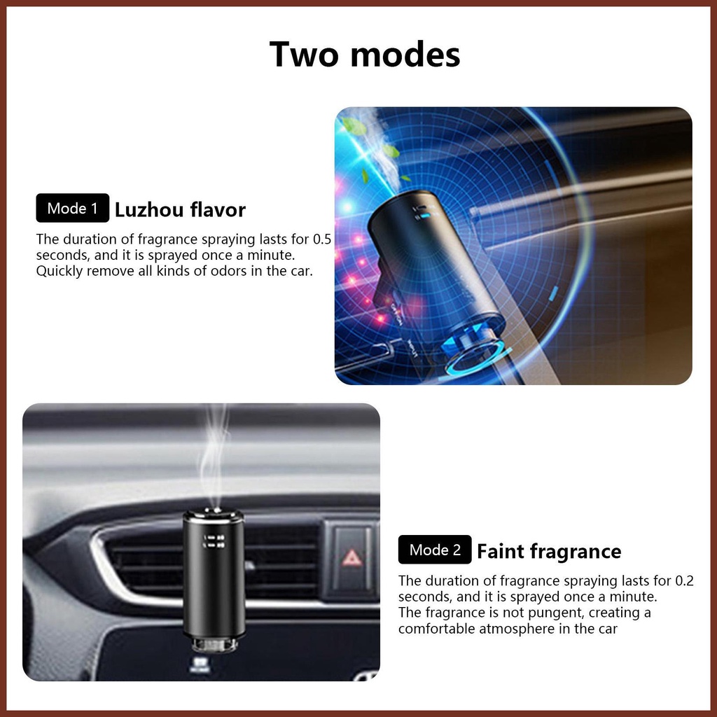 Thông Minh Máy Khuếch Tán Tinh Dầu Thơm Gắn Xe Hơi Tiện Dụng