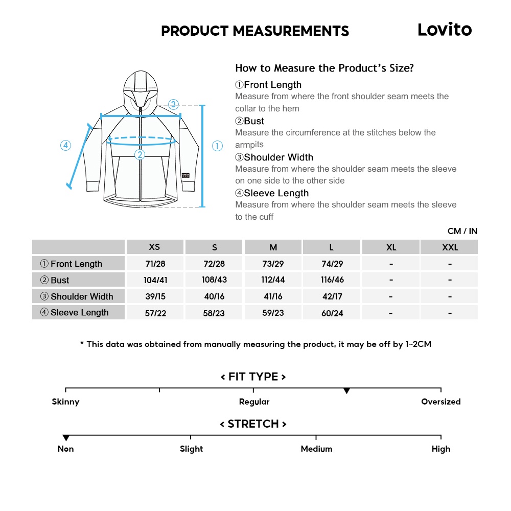 Lovito Áo khoác blazer trơn có nút thông thường dành cho nữ LNE27222