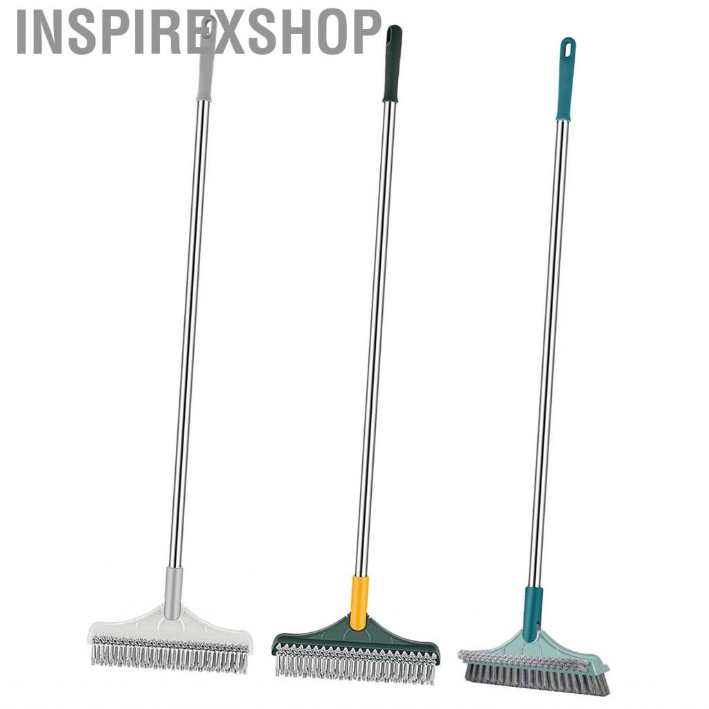 Inspirexshop Floor Brush Scrubber  Easy To Storage Multifunctional Highly Efficient Two Sided for Garage