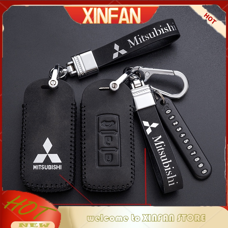 Bao Da Bảo Vệ Chìa Khóa Xe Hơi mitsubishi xpander montero strada Ốp