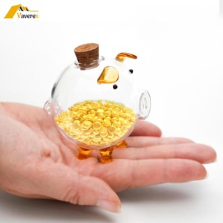  Năm Mới Ống Heo Tiết Kiệm Trong Suốt Để Bàn Trang Trí Phòng Ăn Con heo đất 