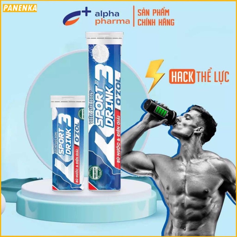 Viên Sủi bù điện giải OZOL Sport drink 3/ 4/ 5