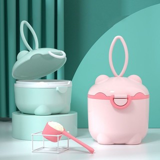 Dễ Thương Sữa Bột Hộp Sữa Bột Hộp Đựng Thức Ăn Cho Bé Sữa Bột Kín Có Thể Cho Đi Chơi Sữa Bột Hộp Đựng