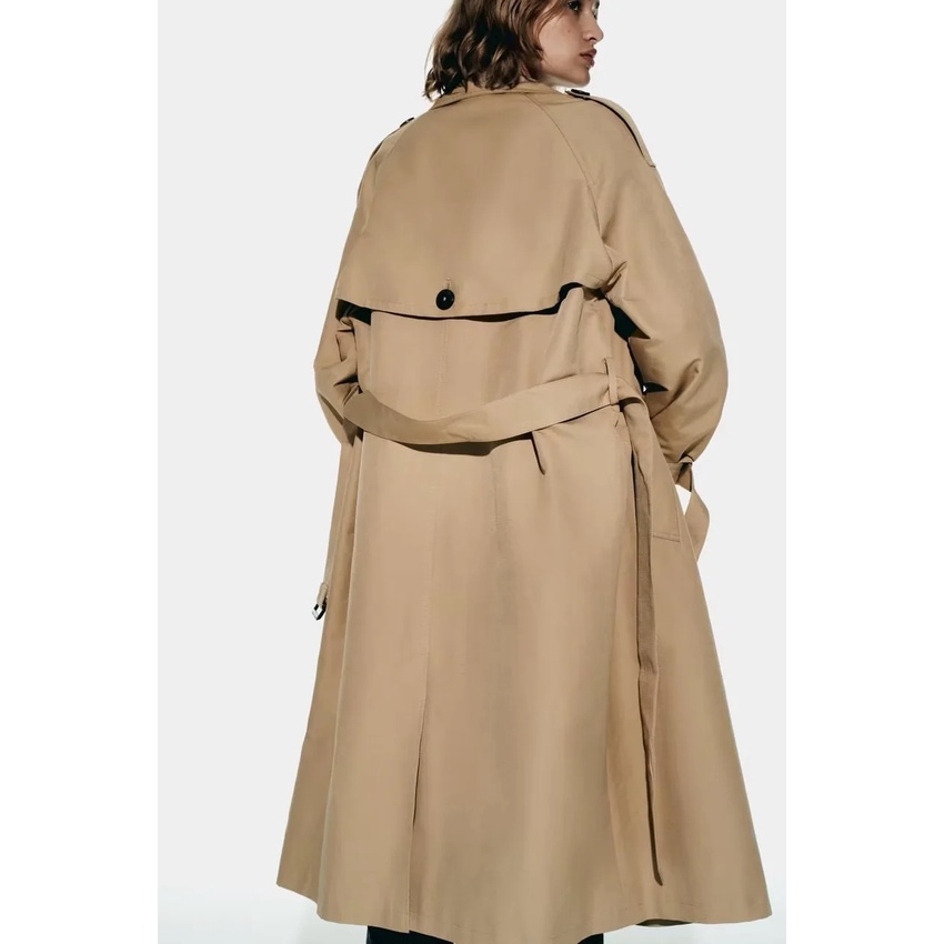 Zara Áo Khoác Nữ Dáng Dài Thời Trang Phong Cách 3918221
