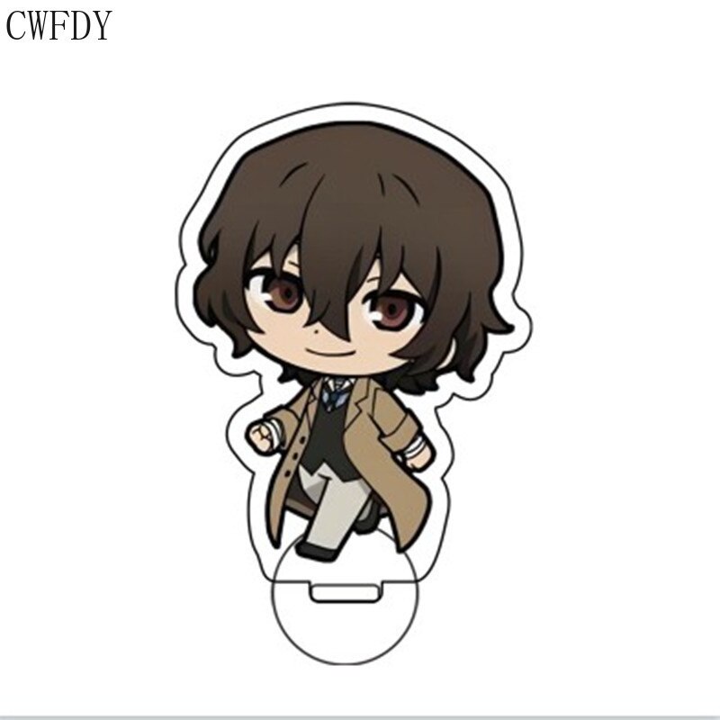 Mô hình standee Anime Figures Bungo Stray Dogs Acrylic Stand Dazai Osamu Kunikida Doppo Edogawa Rampo 8cm