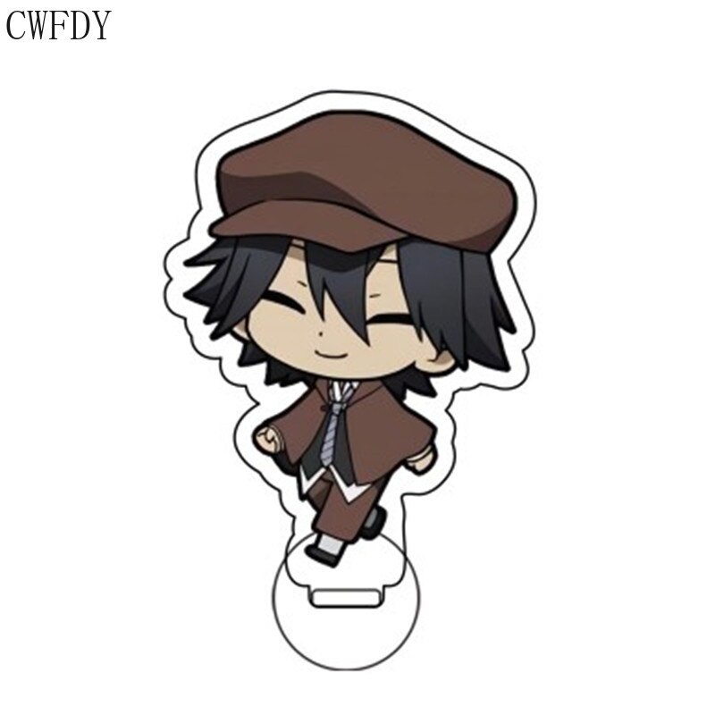 Mô hình standee Anime Figures Bungo Stray Dogs Acrylic Stand Dazai Osamu Kunikida Doppo Edogawa Rampo 8cm