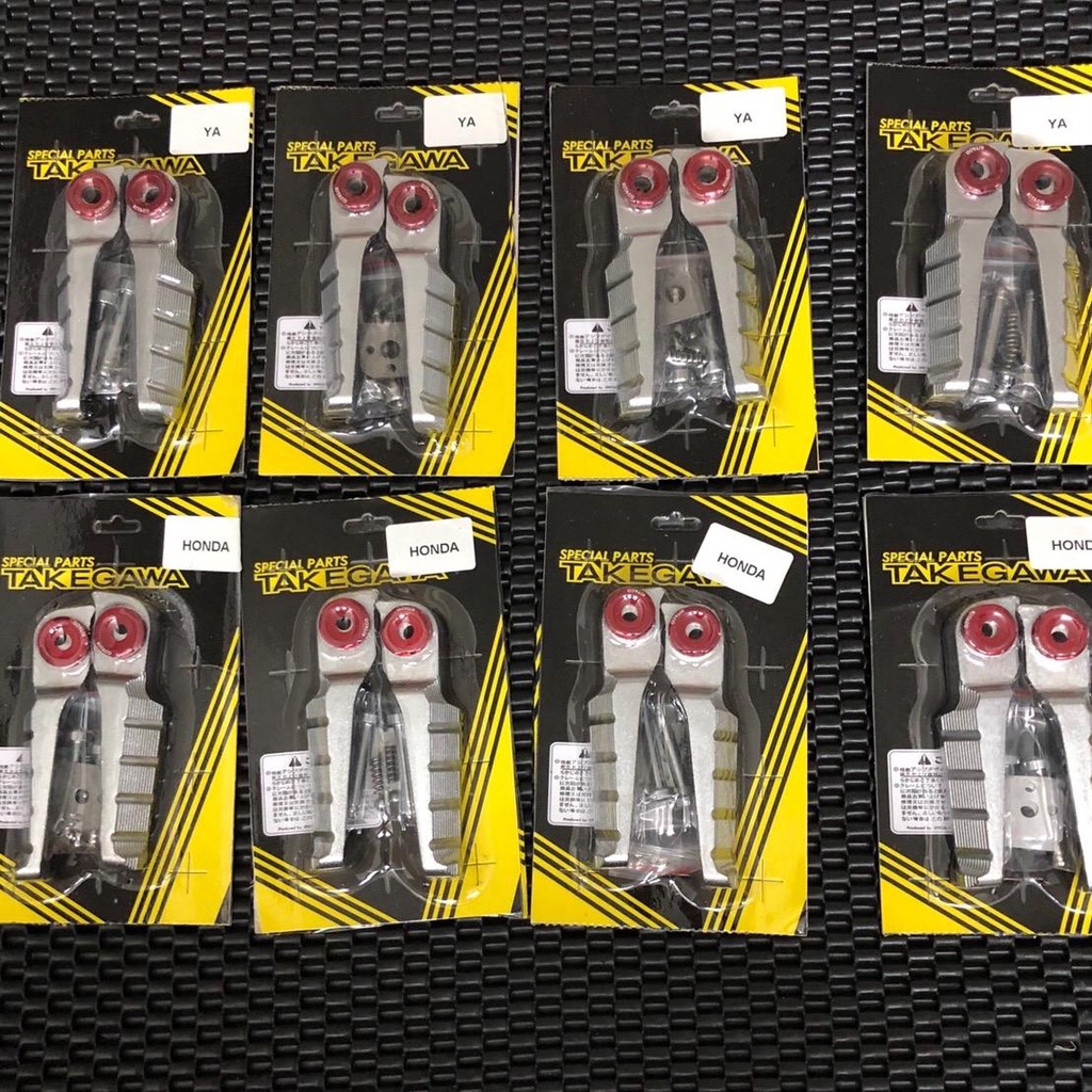 Gác Chân Nhôm Takegawa MS2 Đúc Tặng Kèm Chốt Sỏ Và Long đền Kitaco gắng các dòng xe Honda và Yamaha