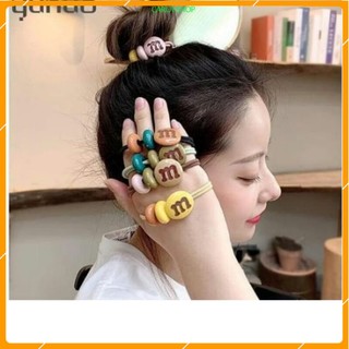 Dây Cột tóc kẹo socola M dễ thương