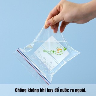 Sét 3 Túi Zip Đựng Thực Phẩm Tủ Lạnh