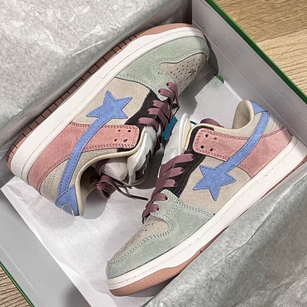 One more shoes⭐Giày Thể Thao Nữ Kiểu Dáng retro Thời Trang Cá Tính