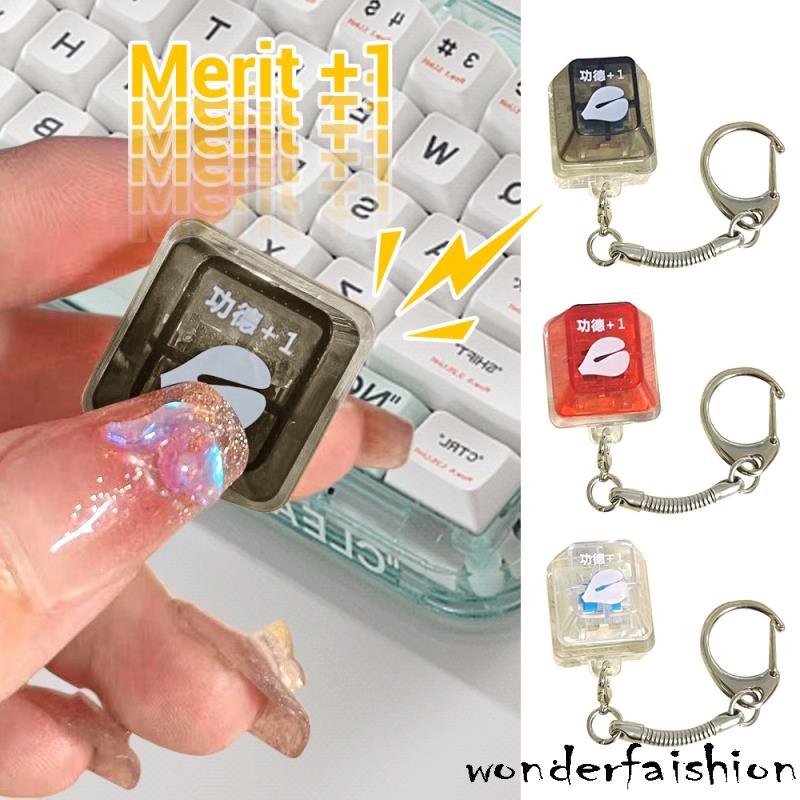 Móc Khoá Cute Bàn Phím Cơ Tích Đức Có Đèn - Móc Khoá Keycap Quà Tặng Phụ Kiện Dễ Thương