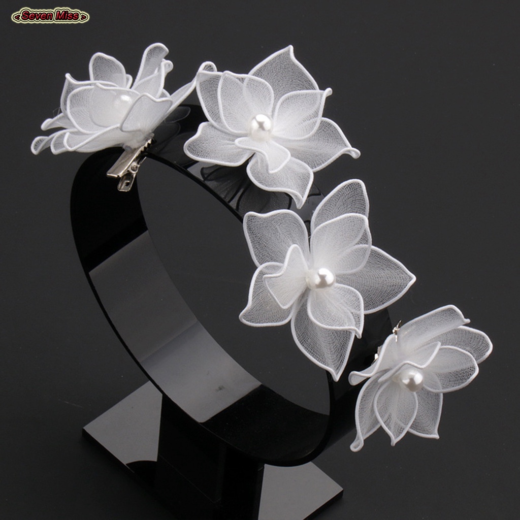 Kẹp Tóc Hình Hoa Nhiều Lớp Thời Trang Cho Nữ