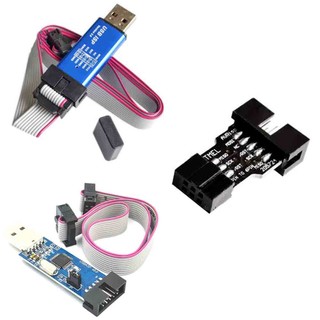 Arduino Bộ Lập Trình usbasp avr usb isp atmega8 atmega128 Hỗ Trợ win7 64k 10pin Sang 6 pin