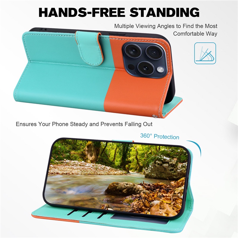 Phù Hợp Bao Da Điện Thoại Khóa Nam Châm Hình Thú Cưng Cho iphone 15 14 pro max i15 i14 pro i15 14plus Ốp