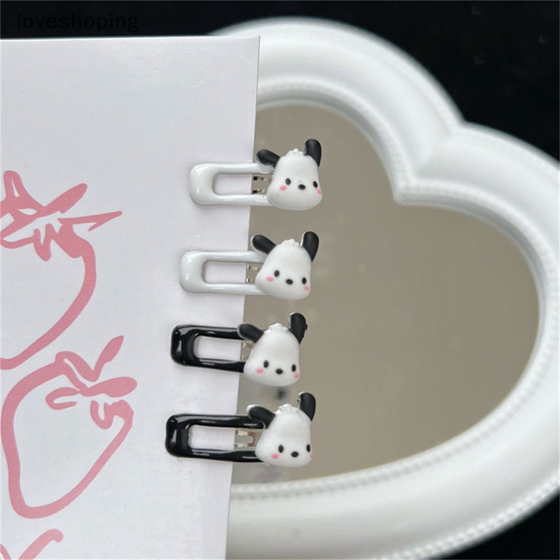 Set 2 Kẹp Tóc Hình Chú Chó Hoạt Hình Dễ Thương Cho Nữ