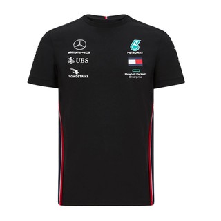 Áo thun tay ngắn in hình xe đua mercedes-benz f1 nhanh khô thời trang 2023 cho nam