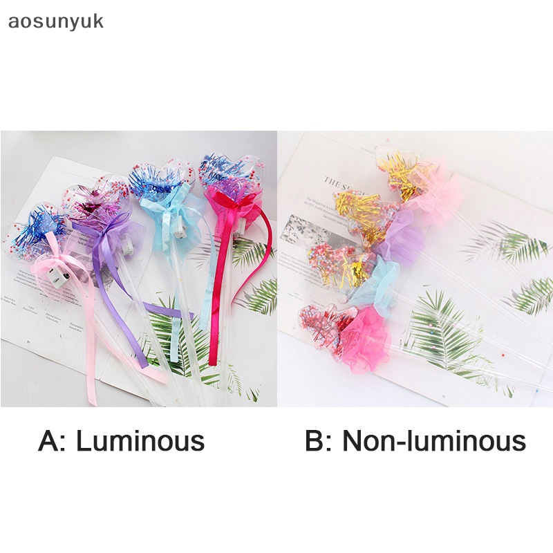 Aosunyuk Gậy Phát Sáng Đèn led Cổ Tích Công Chúa Phép Thuật