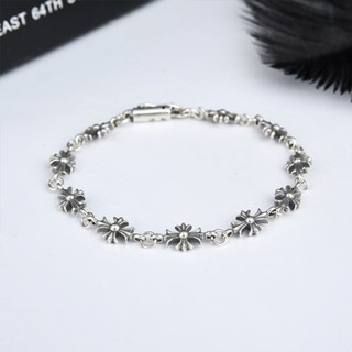 Vòng Tay Bạc Thái Lan Thiết Kế Mặt Thánh Giá Độc Đáo