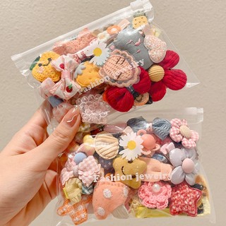 Set 10 Kẹp Tóc Nơ Dễ Thương Cho Bé Gái