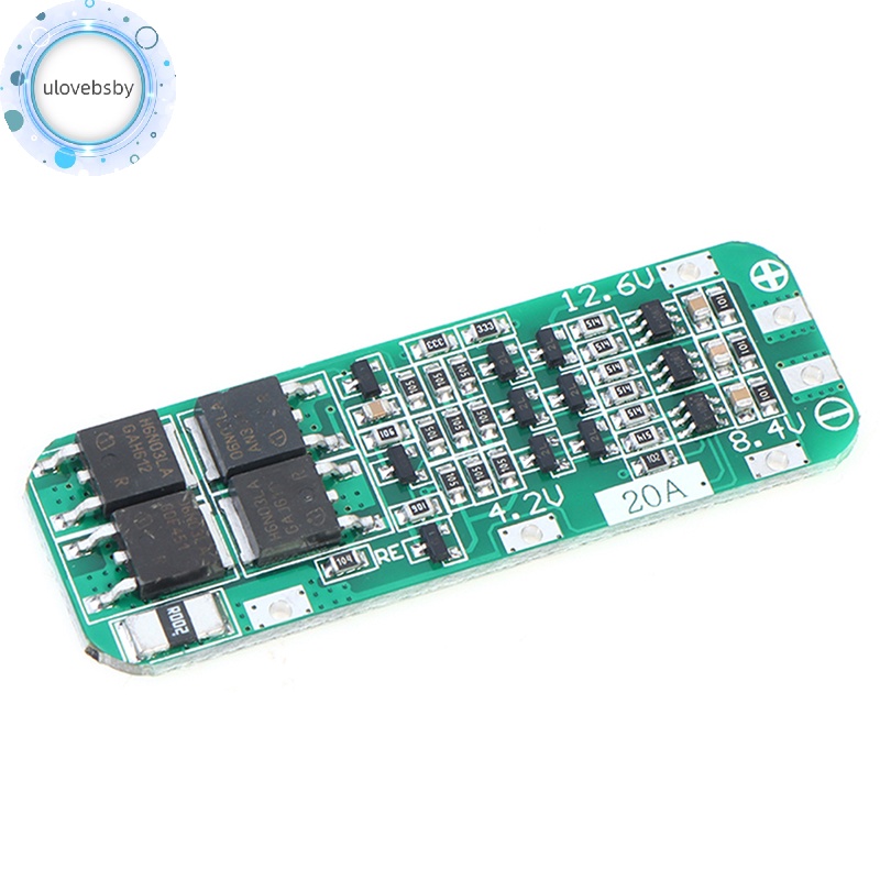 Bảng Mạch Sạc Pin lithium 18650 Dc bms 12.6v ulovebsby 3s 20a li-ion