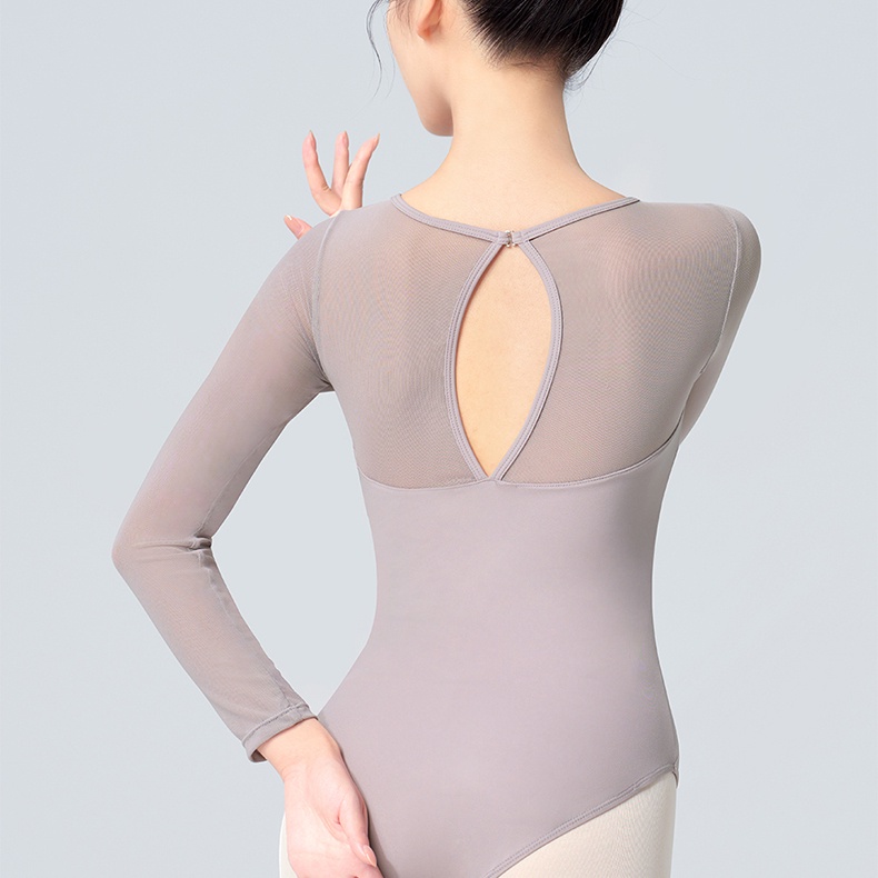 Áo Múa Ba Lê Tay Dài Da Báo Dành Cho Nữ