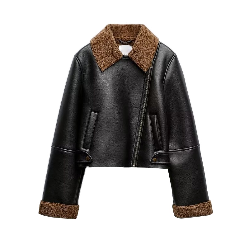 Zara Áo Khoác Lông Cừu Ấm Áp Thời Trang Thu Đông Cho Nữ 2949221