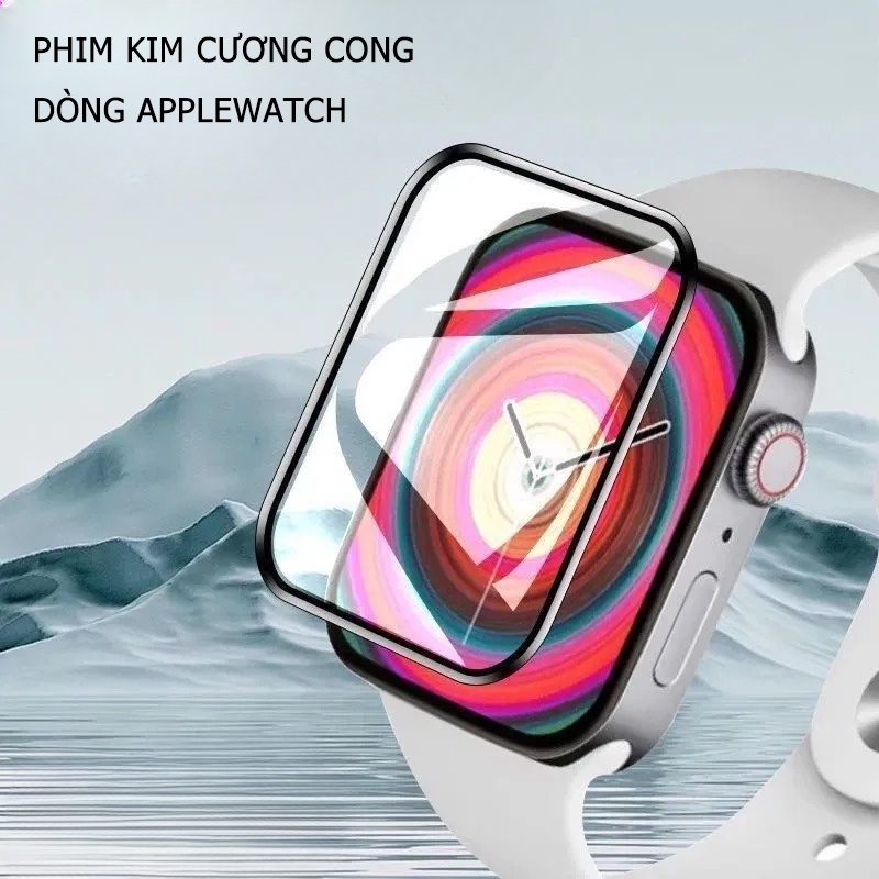 Iwatch series 8 7 6 5 4 3 2 1 watch 3D phim bảo vệ 41mm45mm 40mm44mm 38mm42mm49mm bảo vệ màn hình đồng hồ chất rắn