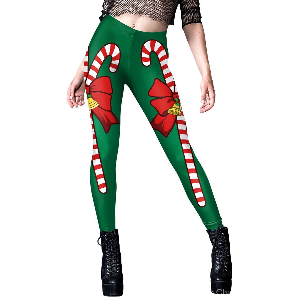 Quần Legging Họa Tiết Giáng Sinh 1014-sdtj tk7r